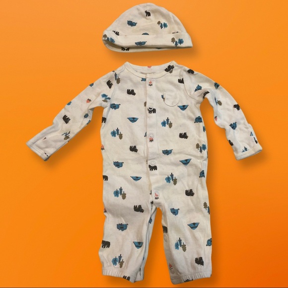 Carters 2 in 1 campfire outfit & Campfire jumpsuit - Picture 3 of 5